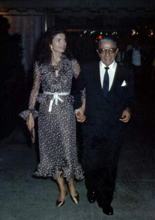 Jackie et son deuxième mari, Onassis, en 1970