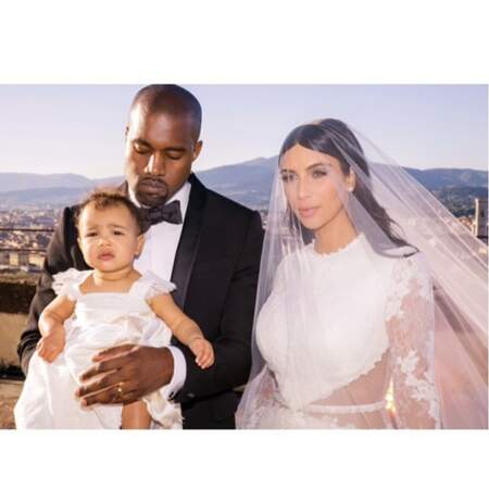 La famille Kardashian-West au mariage du siècle