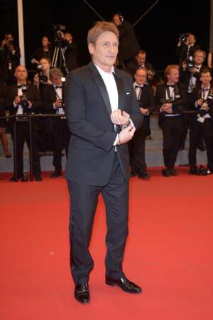 Benoit Magimel, coiffé par Franck Provost, porte une montre Montblanc 