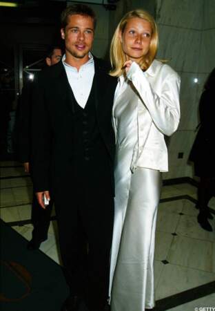 Les jeunes débutants. Gwyneth et Brad Pitt en 1991