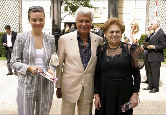 Francesco Smalto avec sa femme et son épouse