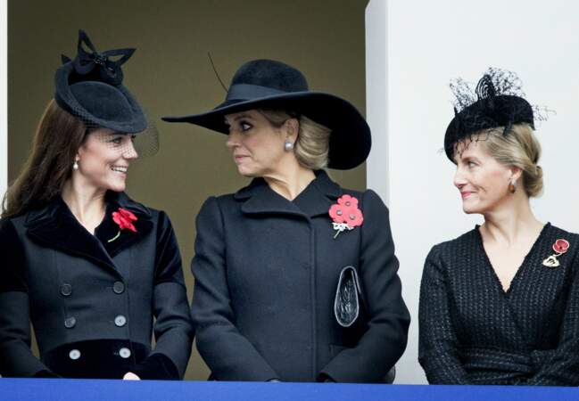 La princesse Kate en compagnie de Maxima des Pays-Bas et de la Comtesse de Wessex
