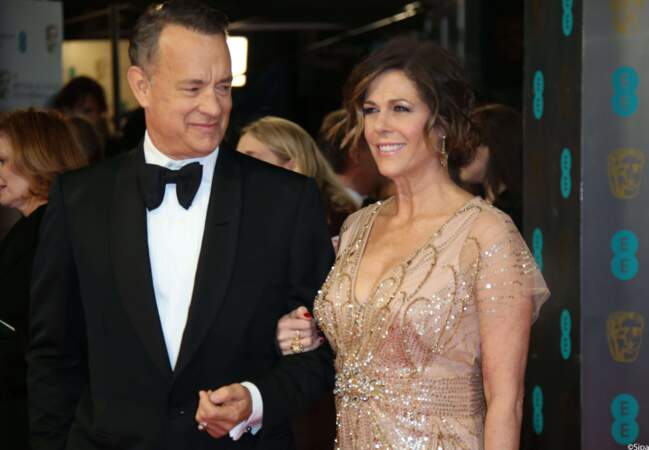 Tom Hanks, qui incarnera Walt Disney dans le prochain film "Dans l'ombre de Mary" était avec Rita Wilson