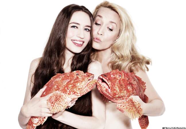 Jerry Hall et Lizzy Jagger