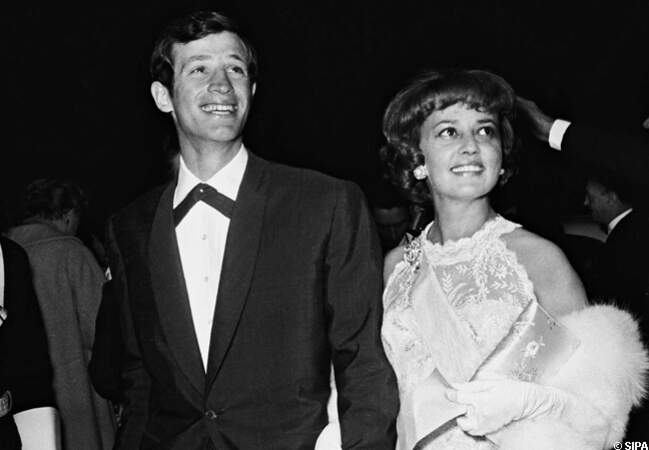 Jean-Paul Belmondo et Jeanne Moreau à Cannes en 1959