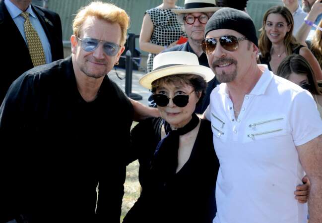 Bono Yoko Ono et The Edge