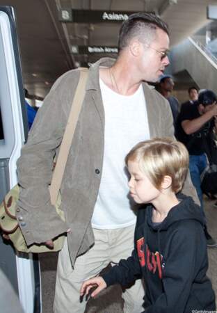 Brad Pitt et Shiloh