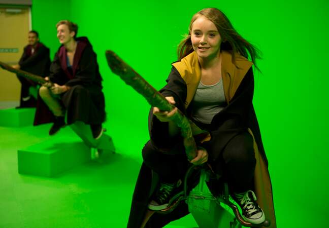 La visite des studios Harry Potter permet également aux fans de s'essayer au Quidditch