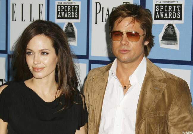 Brad Pitt et Angelina Jolie à Santa Monica en 2008