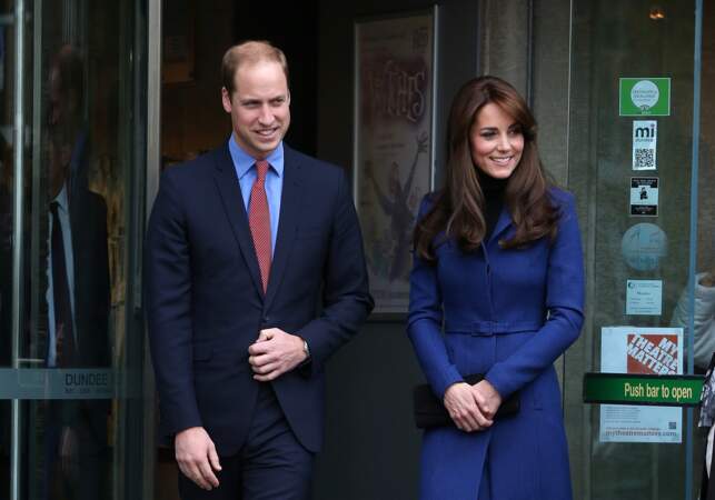 Le duc et la duchesse de Cambridge en visite officielle à Dundee en Écosse