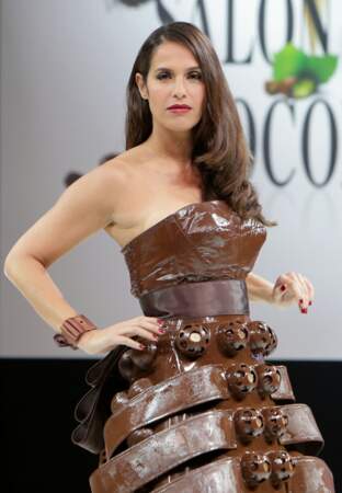 Au salon du chocolat 2013, robe à croquer et vernis cerise