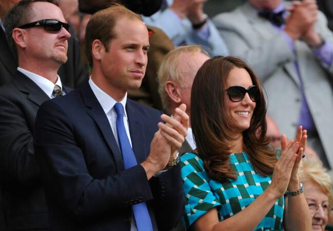 Le prince William et son épouse, la duchesse de Cambridge Kate Middleton