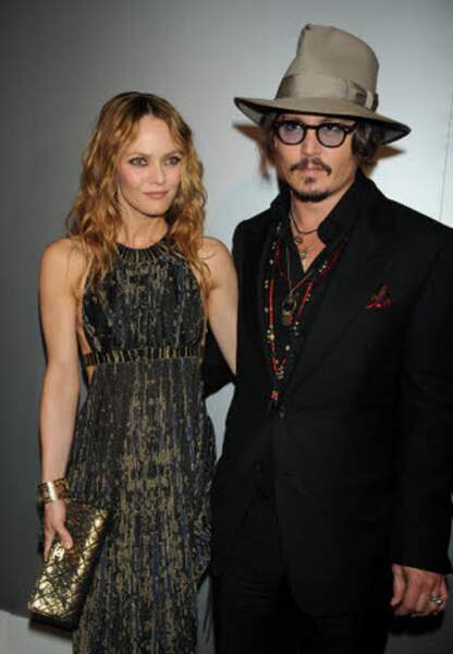Johhny Depp et Vanessa Paradis en 2010