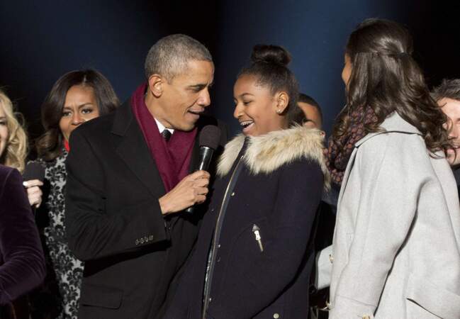 Barack Obama et sa fille
