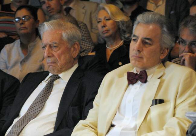 Mario Vargas Llosa et son fils Alvaro