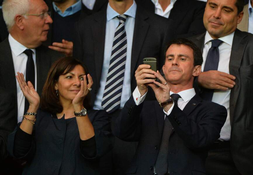Manuel Valls et la maire de Paris Anne Hidalgo