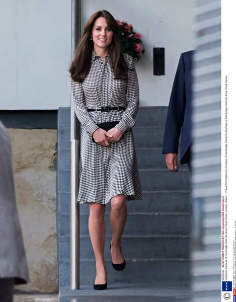 Catherine Duchesse de Cambridge radieuse lors de la visite du Anna Freud Centre à Londres