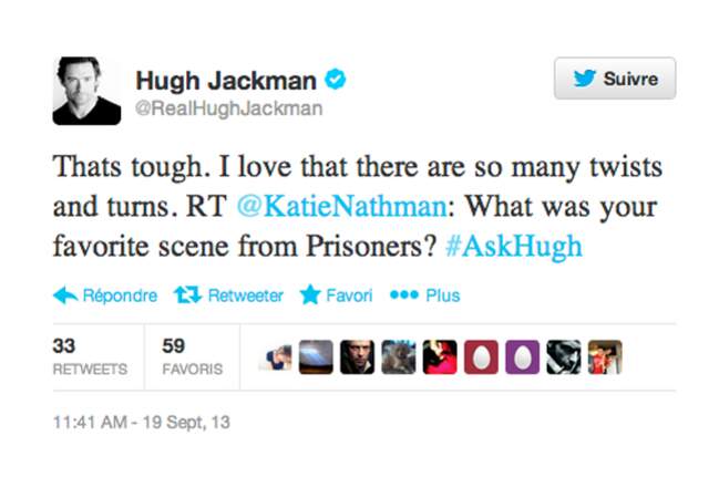 Hugh Jackman est très proche de ses fans: il répond aux questions taguées #askhugh