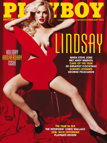 Lindsay Lohan en une de Playboy