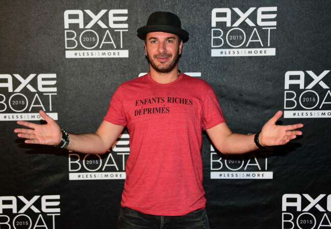 Michaël Youn au photocall de la Axe Boat Beach Party au Palm Beach de Cannes