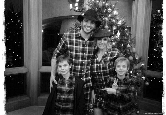 Britney Spears en famille pour Noël