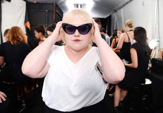 Beth Ditto, pin-up en attendant le show Marc Jacobs