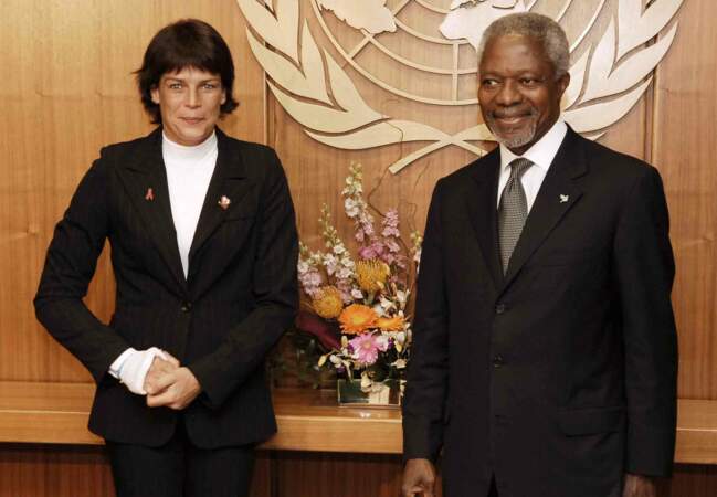 Avec Kofi Annan en 2005