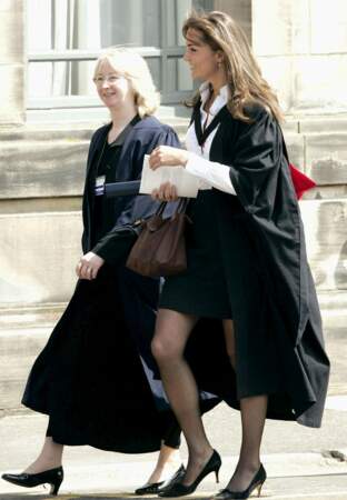 A l’université de St Andrews, en juin 2005, Kate décroche sa maîtrise d’Histoire de l’Art...