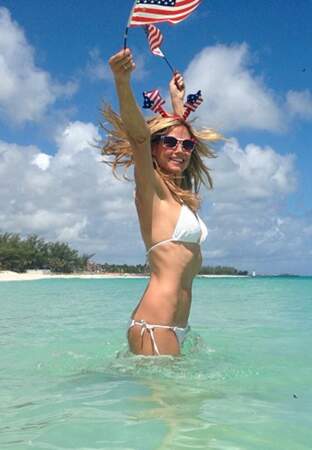 Heidi Klum célèbre la fête nationale américaine le 4 juillet