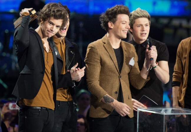 Les One Directions, avec Harry Styles en tête décrochent le titre de groupe International de l'année