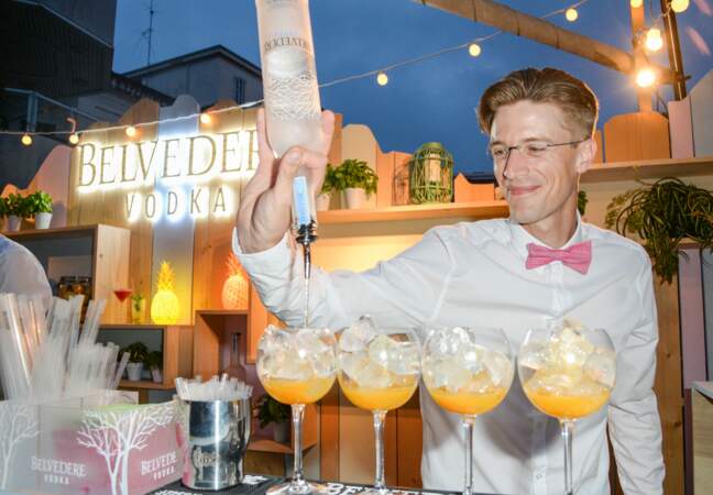 Une carte de cocktails exclusifs à base de vodka Belvedere est proposée chaque jour