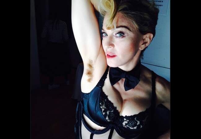 Madonna cherche toujours à provoquer, y compris avec ses poils qui avaient fait scandale…