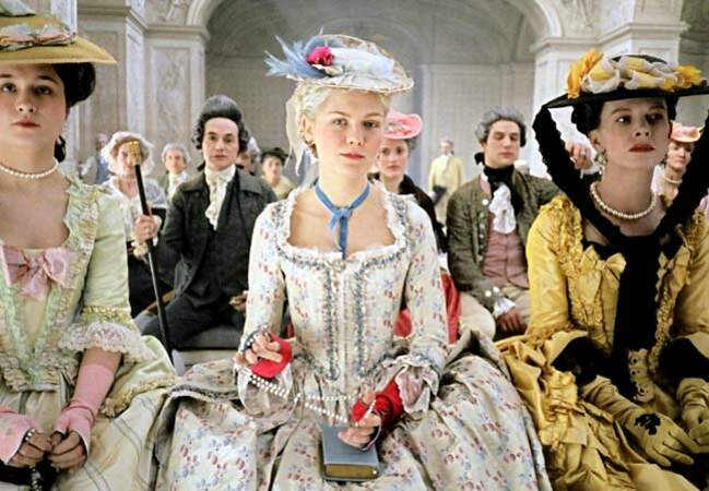 Kirsten Dunst en Marie-Antoinette (Marie-Antoinette de Sofia Coppola, 2005)