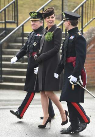 Princesse Kate sous bonne escorte à Aldershot