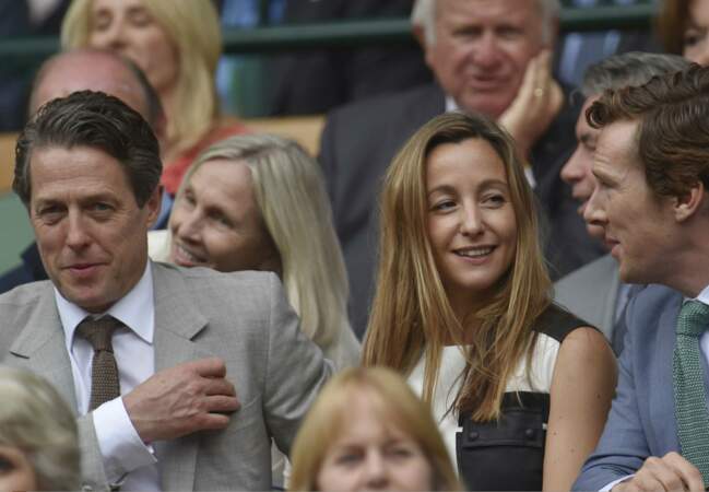 Hugh Grant avec Sophie et Benedict Cumberbatch