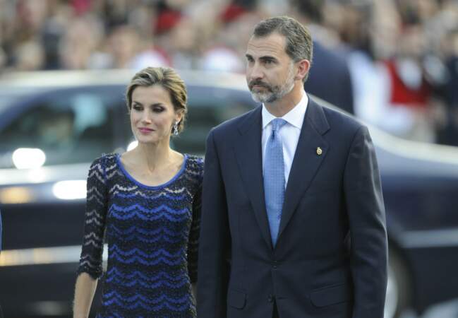 Le roi et la reine d'Espagne, Felipe et Letizia ont lancé jeudi le Prix Prince de Asturies
