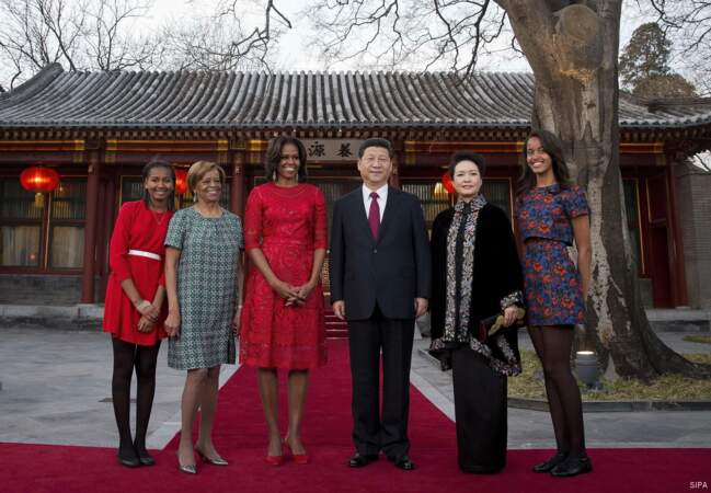 Du clan Obama au couple présidentiel chinois, tout le monde semblait ravi de cette visite