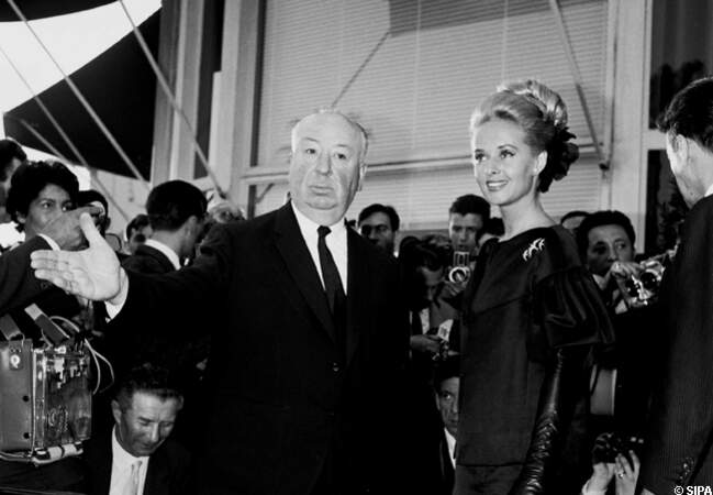 Le festival de Cannes accueille Alfred Hitchcock et Tippi Hedren en 1963