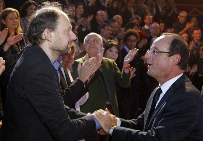 Dès sa campagne présidentielle de 2012, François Hollande s'entoure de stars du cinéma comme Denis Podalydès