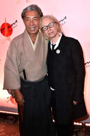 Kenzo Takada et la photographe Dominique Issermann