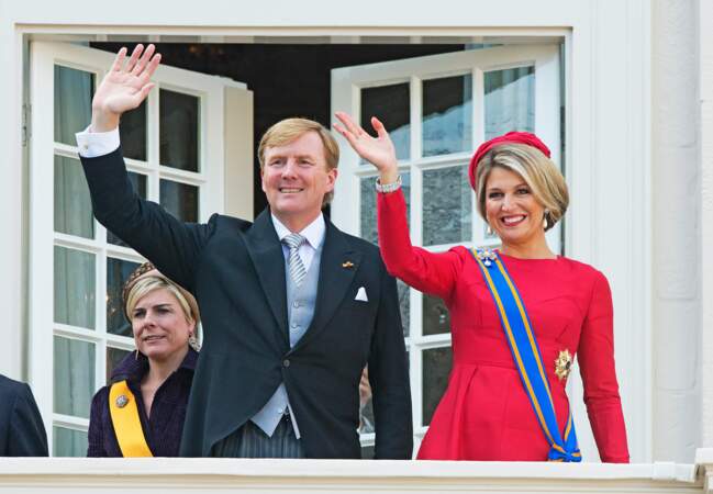 Maxima s'affiche comme un soutien sans-faille pour son mari le roi des Pays-Bas
