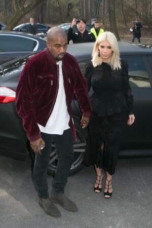 Kim Kardashian et Kanye West 