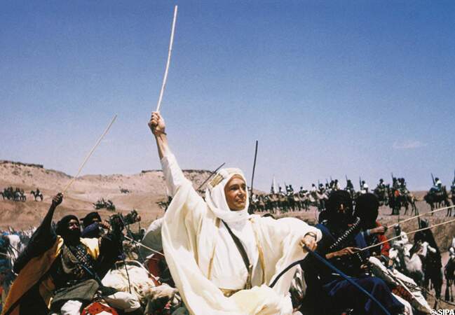 Peter O'Toole dans Lawrence d'Arabie en 1962