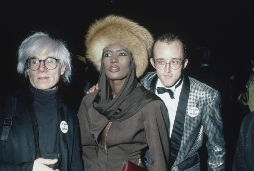 Warhol, un an avant sa mort, en 1986