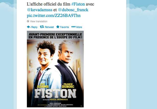 Kev Adams et Franck Dubosc sont déjà d'attaque pour la promo de leur film Fiston