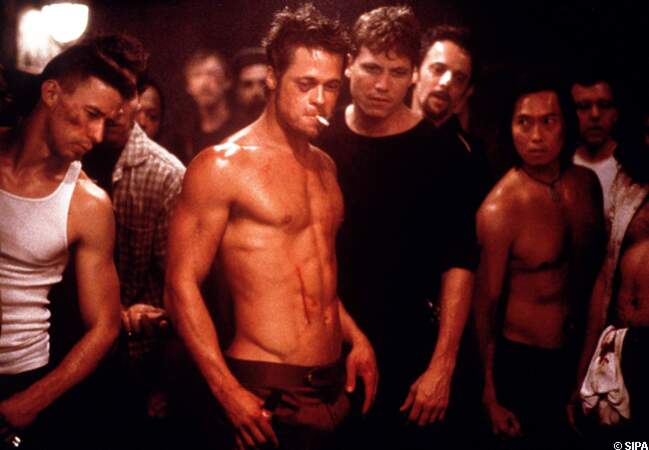 Brad Pitt dans Fight Club en 1999