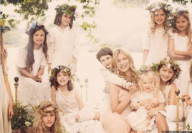 Kate Moss entourée de ses proches à son mariage