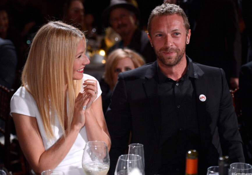 Le leader de Coldplay et l'actrice d'Iron Man le 11 janvier dernier.