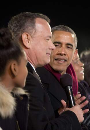 Barack Obama admiratif de Tom Hanks