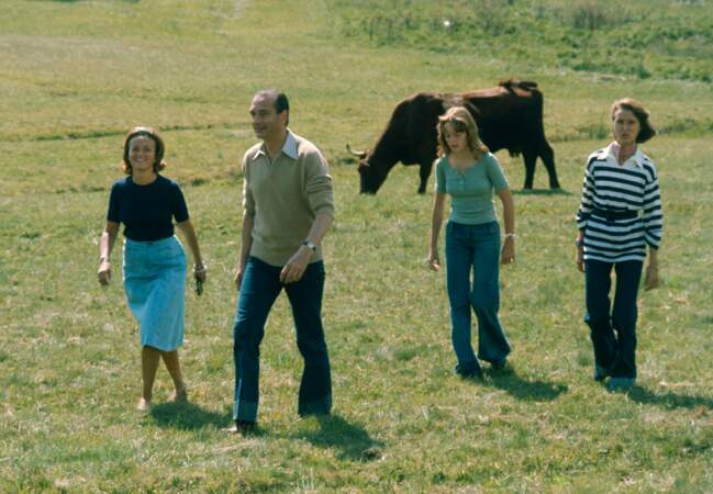 Les Chirac envoyaient régulièrement leurs filles en vacances chez des agriculteurs corréziens (ici, à Bity)